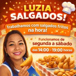 luzia salgados! 🥐🥤