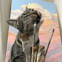 ╰•✏️★Gatos De Aquarela★🎨•╯