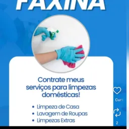 Trabalhamos com faxina