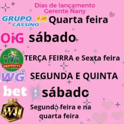 Grupo livre pra divulgação.