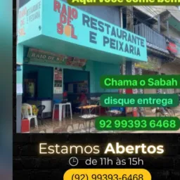 RAIO de SOL🔥  Restaurante Peixaria 🐟