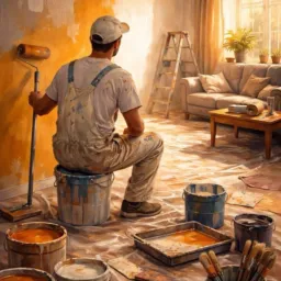 PINTORES E AJUDANTES DE PINTURAS