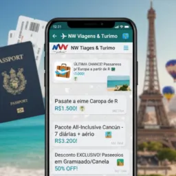 Ofertas de passagens aéreas, pacotes de viagens com saídas de Santarém.  Nw Transfer e Turismo. MTA
