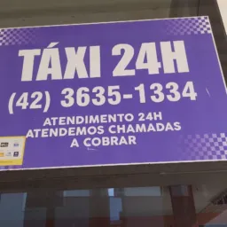 Táxi 24 horas, rodoviária Laranjeiras do Sul