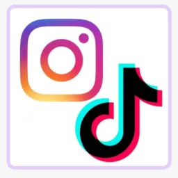 Engajamento do Tik Tok e Instagram