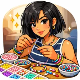 📍✨📿🧿Aline's Artesanatos em Miçangas🧿📿✨📌