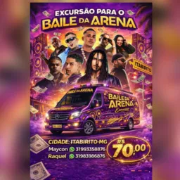 EXCURSÃO BAILE DA ARENA 21/03 🚐✅