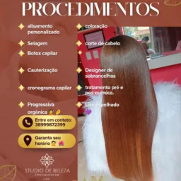Studio de Beleza especialista em liso