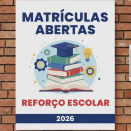 REFORÇO ESCOLAR 💙 Matrículas 2026💙