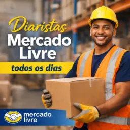 Diáristas Mercado Livre -Maringá
AJUDANTE GERAL DE CARGA E DESCARGA