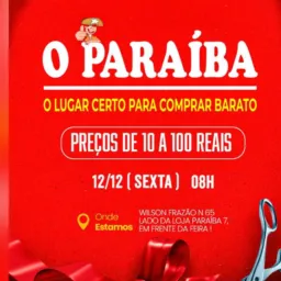 🚨Lojas Paraíba grupo 10$ a 100$🚨