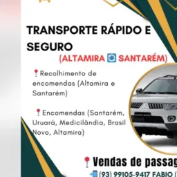 Paraná transportadora e logística de Ecomendas e passageiro de Santarém à Altamira ida e volta