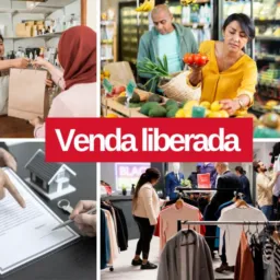 Venda liberada. Com
