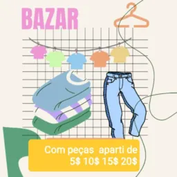 Bazar com 5$ 10$ 15$ 20$ 👖👗👚🩱👙👠👜🥿