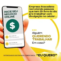 Whorkshop 🔥Trabalho online🔥