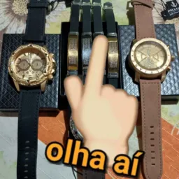 🇧🇷1⁰-RIFA- RIFINHA UM RELÓGIO MASCULINO A PROVA DAGUA+PULSEIRA COM PAI NOSSO