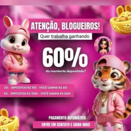 COOPERAÇÃO 60% 70% 80% DO MONTANTE💖🚀
