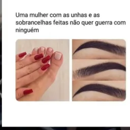 Manicure e pedicure design de sobrancelha com henna 😍