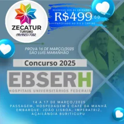 Prova Ebserh, SÃO LUIZ-MA