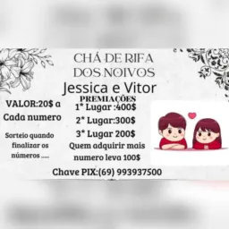 "RIFAS JV PREMIAÇÃO ATE 1000$
