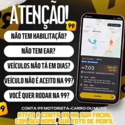 Conta uber e 99 🚗🏍️