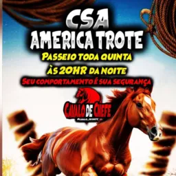 Passeio CSA american trote🤠🚀
