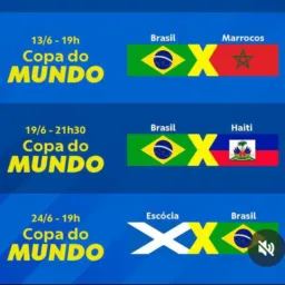 BRASIL🇧🇷❌🇲🇦MARROCOS DIA 13/06/2026 HORA 19:00 JOGOS TV