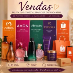 Natura, Avon, Boticário, Eudora, Shopee