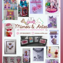Mimos & Artes 🎀 Artesanato e papelaria personalizada ❤