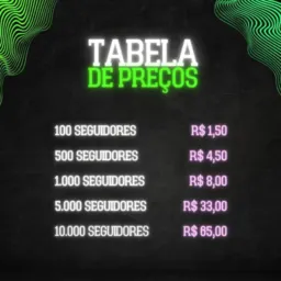 VENDAS DE SEGUIDORES E CURTIDAS ETC...