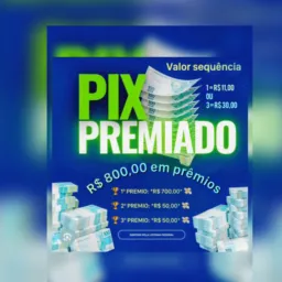 ☘️ *R$ 800,00 EM PRÊMIOS* 90º☘️