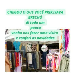 BRECHÓ NOVOS E USADOS TEMOS ACESSÓRIOS E MUITO MAIS  PRECINHO QUE CABE NO SEU BOLSO  ACEITO CARTÃO