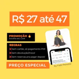 🔥 SALDÃO BRECHÓ 🔥 Fabi Peixoto (SHALOM MEDEIROS Brechó)