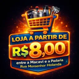Loja A partir de 8’$$$$$. A loja mais barato da cidade