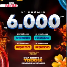 RIFA- 7.400,00$ PRA SÁBADO 🤩🍀