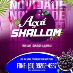 AÇAÍ SHALLOM LOCALIZADO EM QUATRO BOCAS