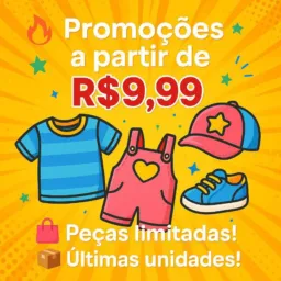 💥 Bazar Infantil R$9,99+ BS 🛒