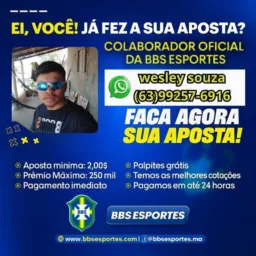 Wesley cambista aposta
