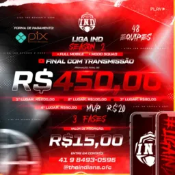 PRÉ INSCRIÇÃO - LIGA IND