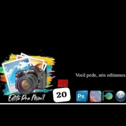 Edição de fotos via pix X apenas 20 real nó pix