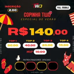 PRÉ INSCRIÇÃO COPA TWD
