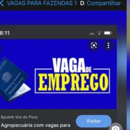 EMPREGO PARA FAZENDA 4