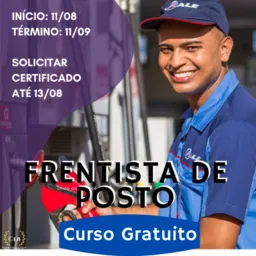 FRENTISTA DE POSTO ⛽11/08 - E