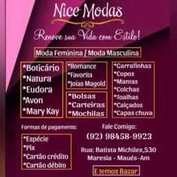Loja Nice Modas e Variedades 🛍️👗