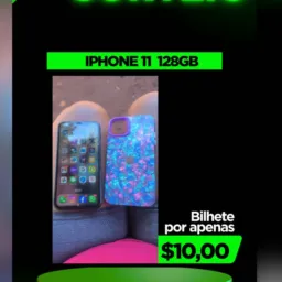 Rifa de um iPhone 11 128gb