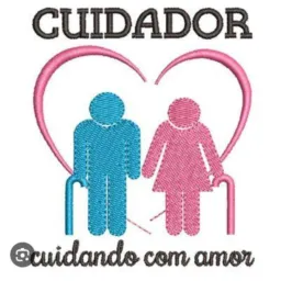 Grupo de emprego cuidadora de idoso