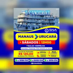 J CÂNDIDO XII/ URUCARÁ PASSAGENS E ENCOMENDAS 📦