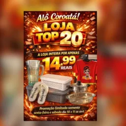 Top 20 COROATÁ 📍 (Amanhã toda loja em promoção 15,00)