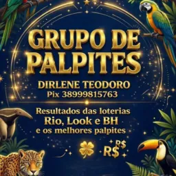 Palpites e resultados. Dirlene Teodoro 38999815763
