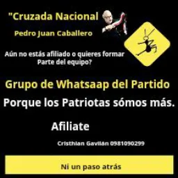 Afiliaciones  Cruzada Nacional